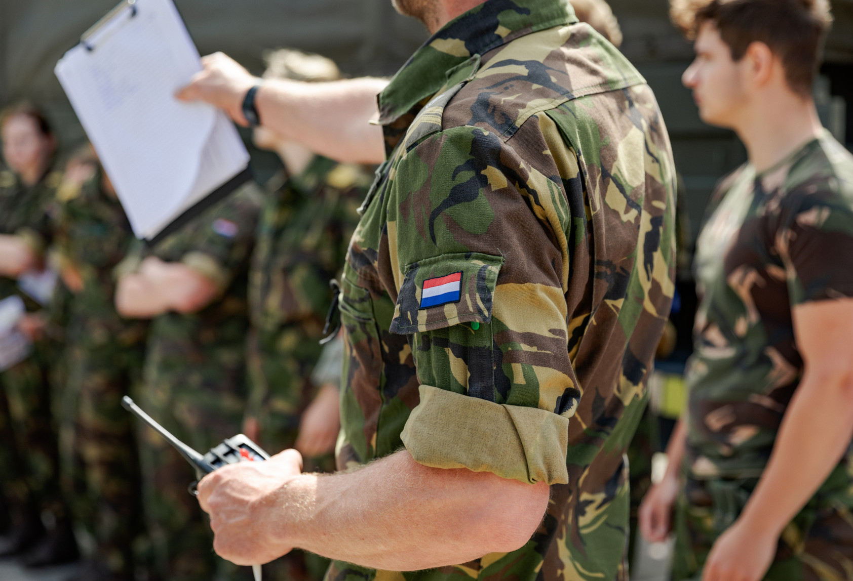 Aankomend onderofficier grondoptreden Korps Mariniers