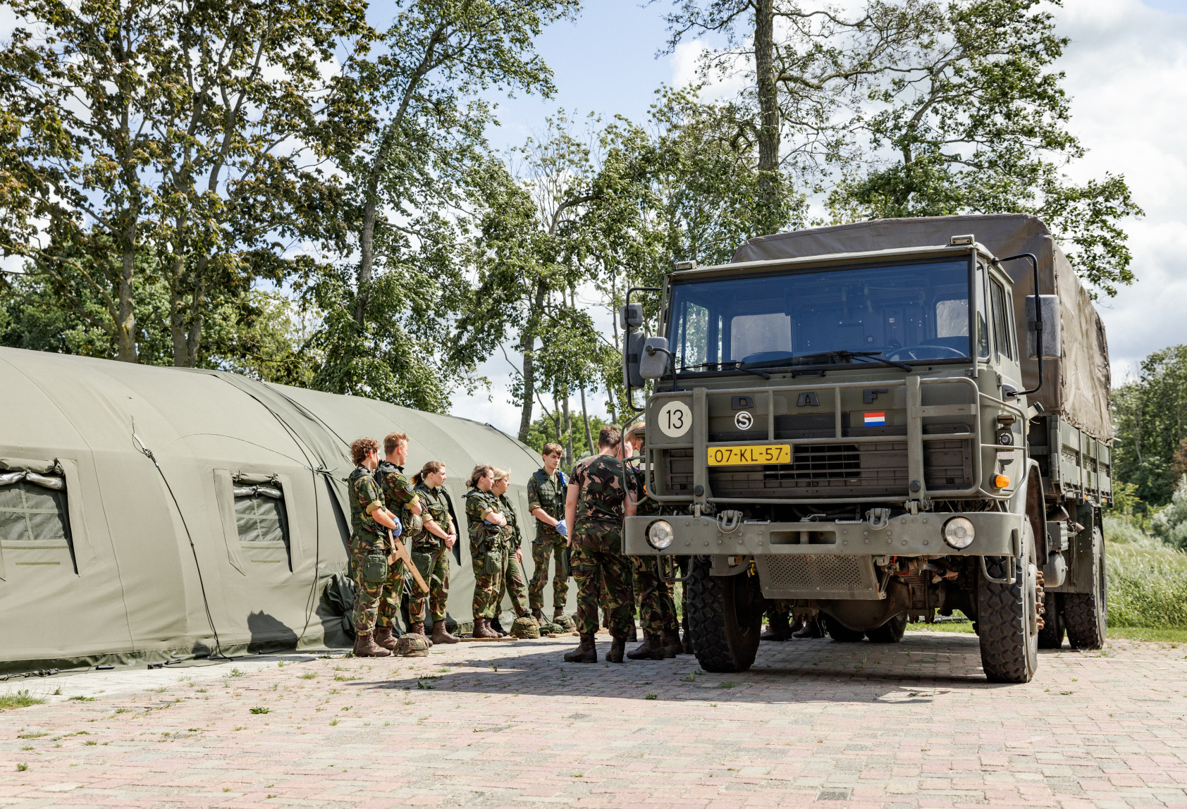 Aankomend onderofficier grondoptreden pantserinfanterie