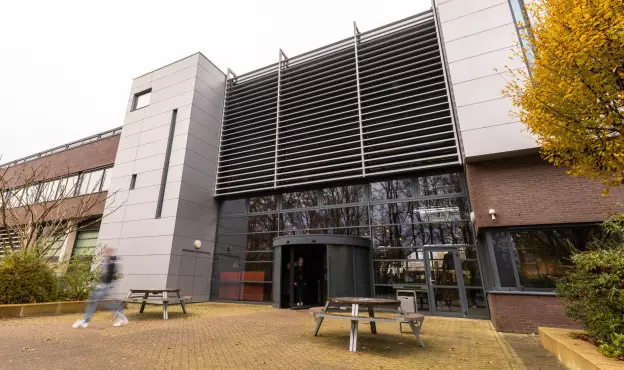Ingang Firda locatie Espelerlaan, Emmeloord
