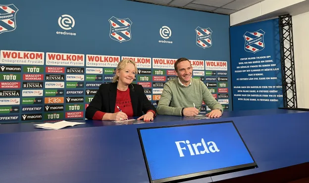 Ondertekening intensiveringsverklaring Firda en SC Heerenveen Keuzedeel Persoonlijk Profileren