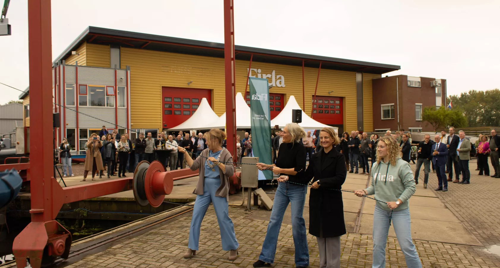 Feestelijke opening maritieme campus Firda Sneek
