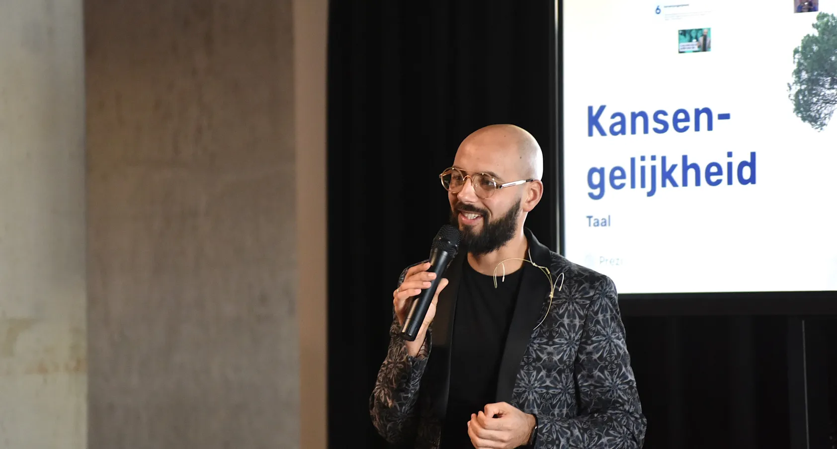 Karim Amghar in eerste Taaldag Firda: ‘Verwacht veel van je mbo-student’